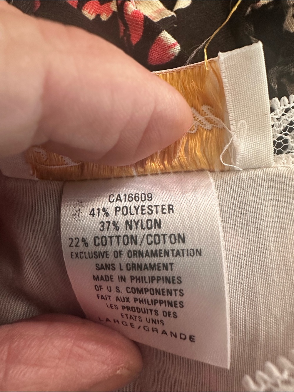 Barbizon Embroidered with Pinch Pleated Soft Pink Lace-Trim Nightgown - Picture 13 of 15